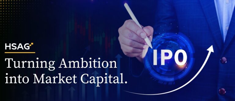 • IPO advisory • Capital markets • Fund raising • Market capitalization • HSAG branding